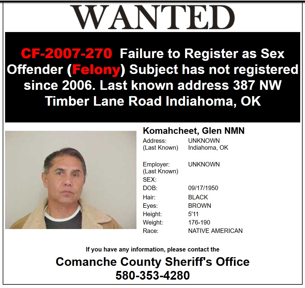 Komahcheet, Glen